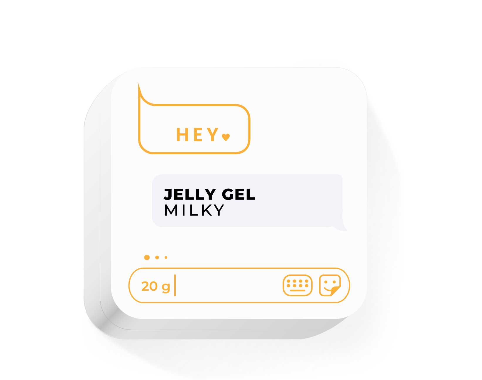 HEYLOVE. Jelly Gel, Milky, 20 g (Builder Gel)